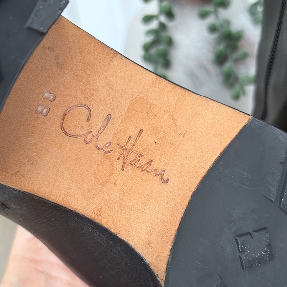 Cole Haan Black leather knee high Boots - Picture 3 of 6